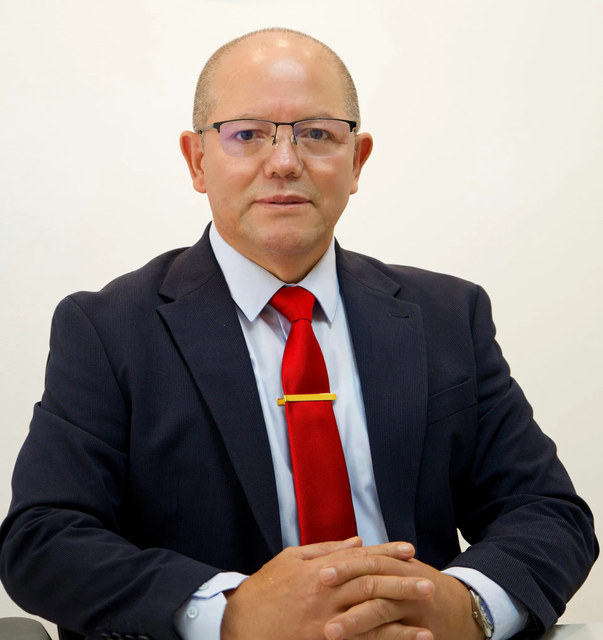 Glicerio Pachamora, titular de Pachamora Abogados, en su despacho
